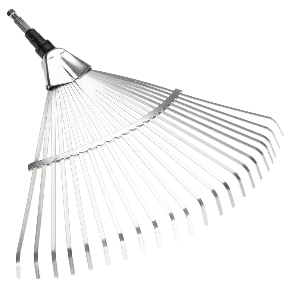 gardena-combisystem-f-cherbesen-50-cm-laubrechen-mit-verzinkten-federstahlzinken image 1