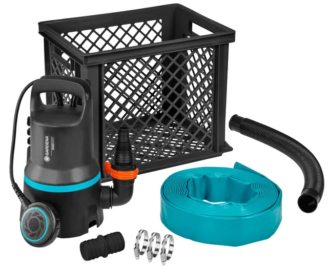 gardena-hochwasser-set-9000-9041-20-schmutzwasser-tauchpumpe-9000-l-h-mit-automa image 1