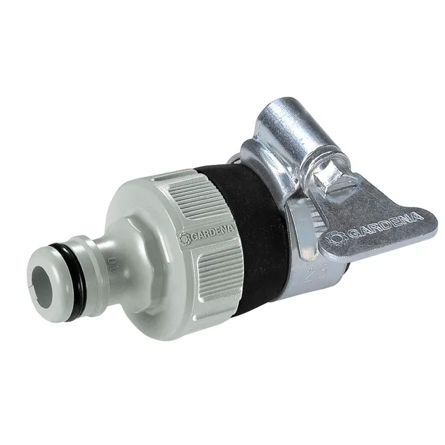 gardena-wasserdieb-2908-20-universal-wasserhahn-adapter-f-r-gartenschl-uche-ohne image 1