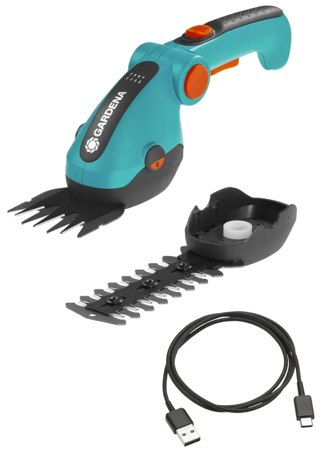 gardena-akku-gras-und-strauchschere-comfortcut-li-set-9888-20-2-in-1-rasenkanten image 1