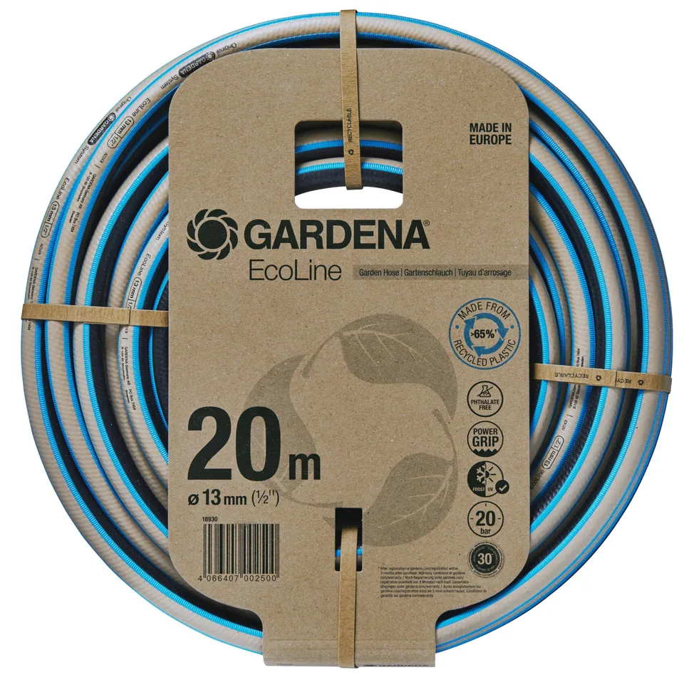 gardena-ecoline-gartenschlauch-1-2-zoll-20-m-ohne-systemteile-nachhaltiger-schla image 1