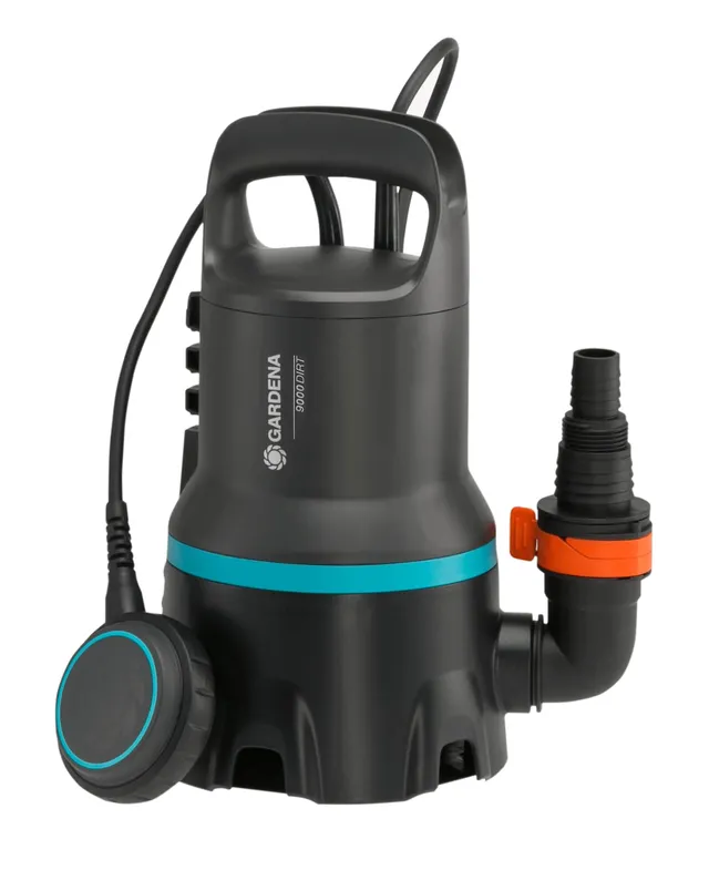 gardena-schmutzwasser-tauchpumpe-9000-tauch-und-druckpumpe-9-000-l-h-schwimmscha image 1