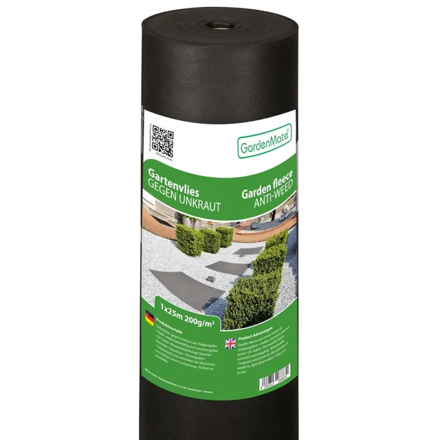 gardenmate-gartenvlies-unkrautvlies-200gsm-extra-starkes-200-g-m-unkrautschutzvl image 1