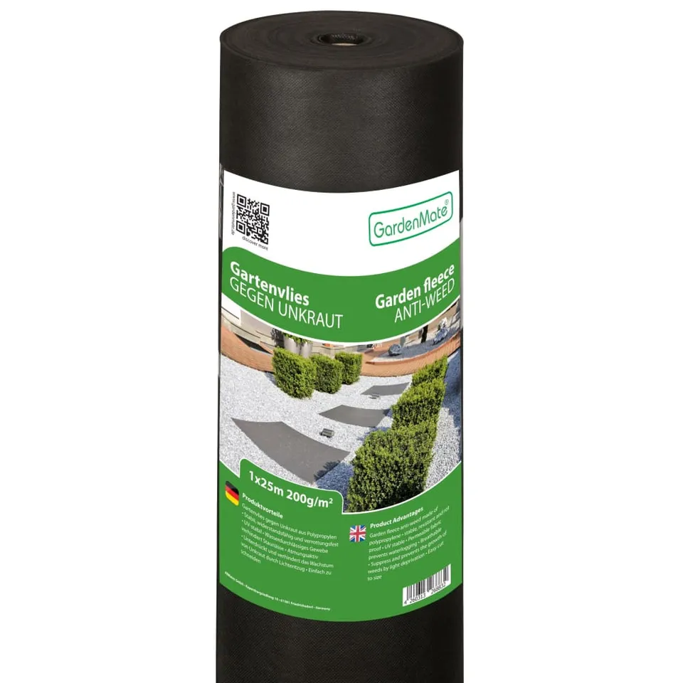 gardenmate-gartenvlies-unkrautvlies-200gsm-extra-starkes-200-g-m-unkrautschutzvl image 1
