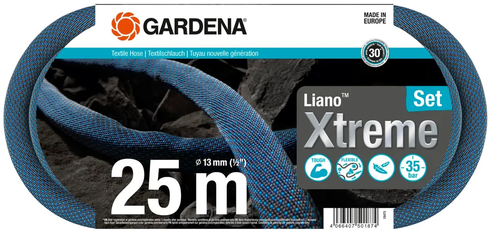 gardena-liano-xtreme-1-2-25-m-textil-gartenschlauch-set-18475-20-extrem-robust-3 image 1
