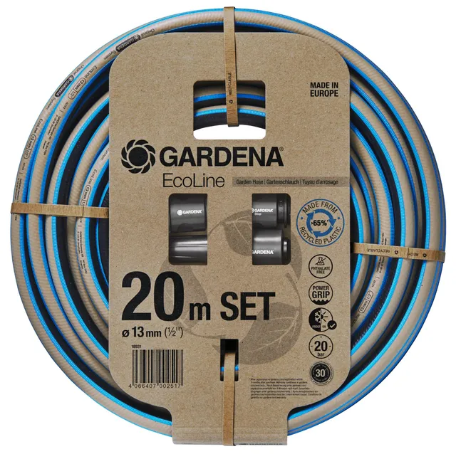 gardena-ecoline-gartenschlauch-1-2-zoll-20-m-set-18931-20-nachhaltiger-tpe-schla image 1
