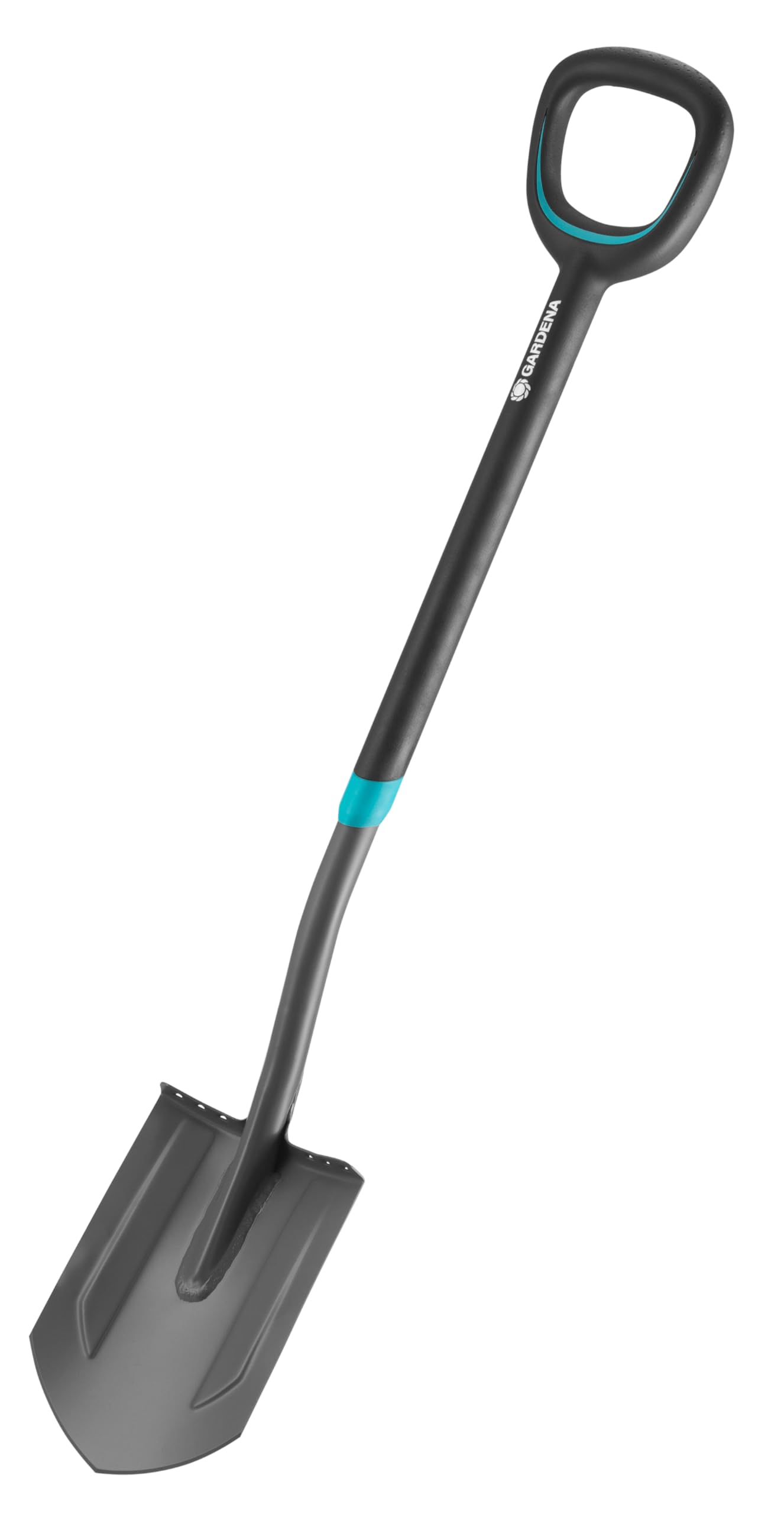 gardena-ergoline-spitz-spaten-gartenspaten-aus-geh-rtetem-qualit-tsstahl-mit-tri image 1