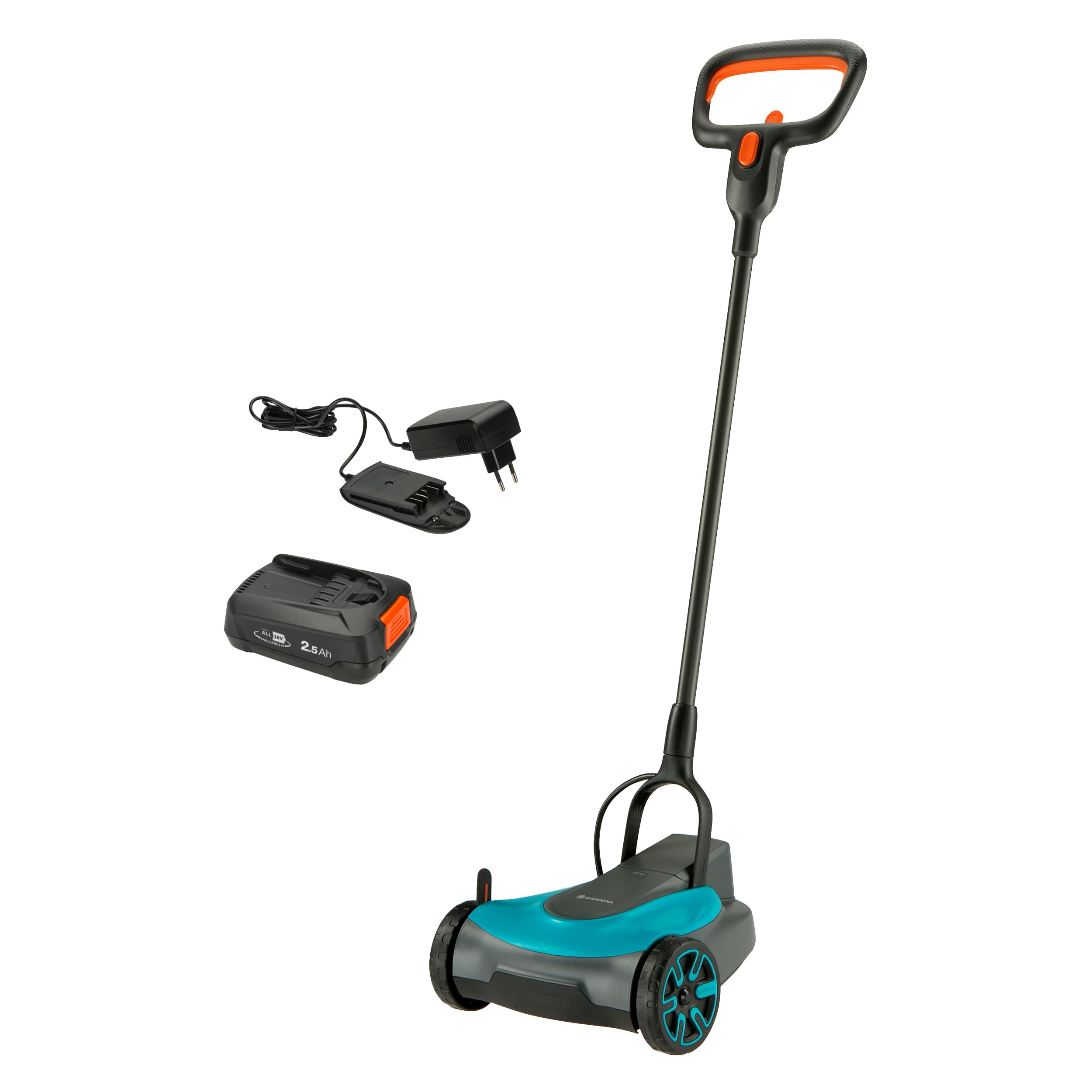 gardena-akku-rasenm-her-handymower-22-18v-p4a-ready-to-use-set-kabelloser-mulchm image 1