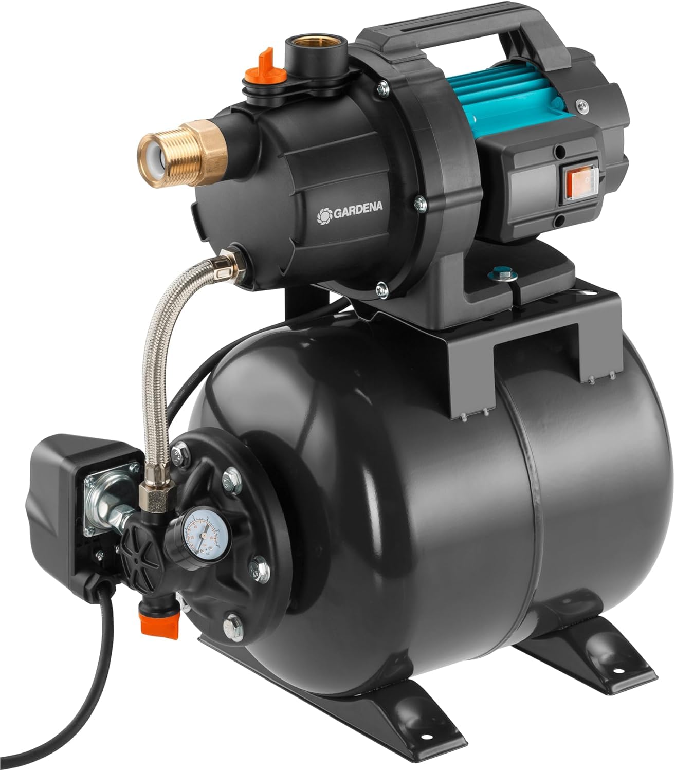 gardena-hauswasserwerk-3700-4-09023-20-brauchwasser-pumpe-mit-19-l-tank-800-w-mo image 3