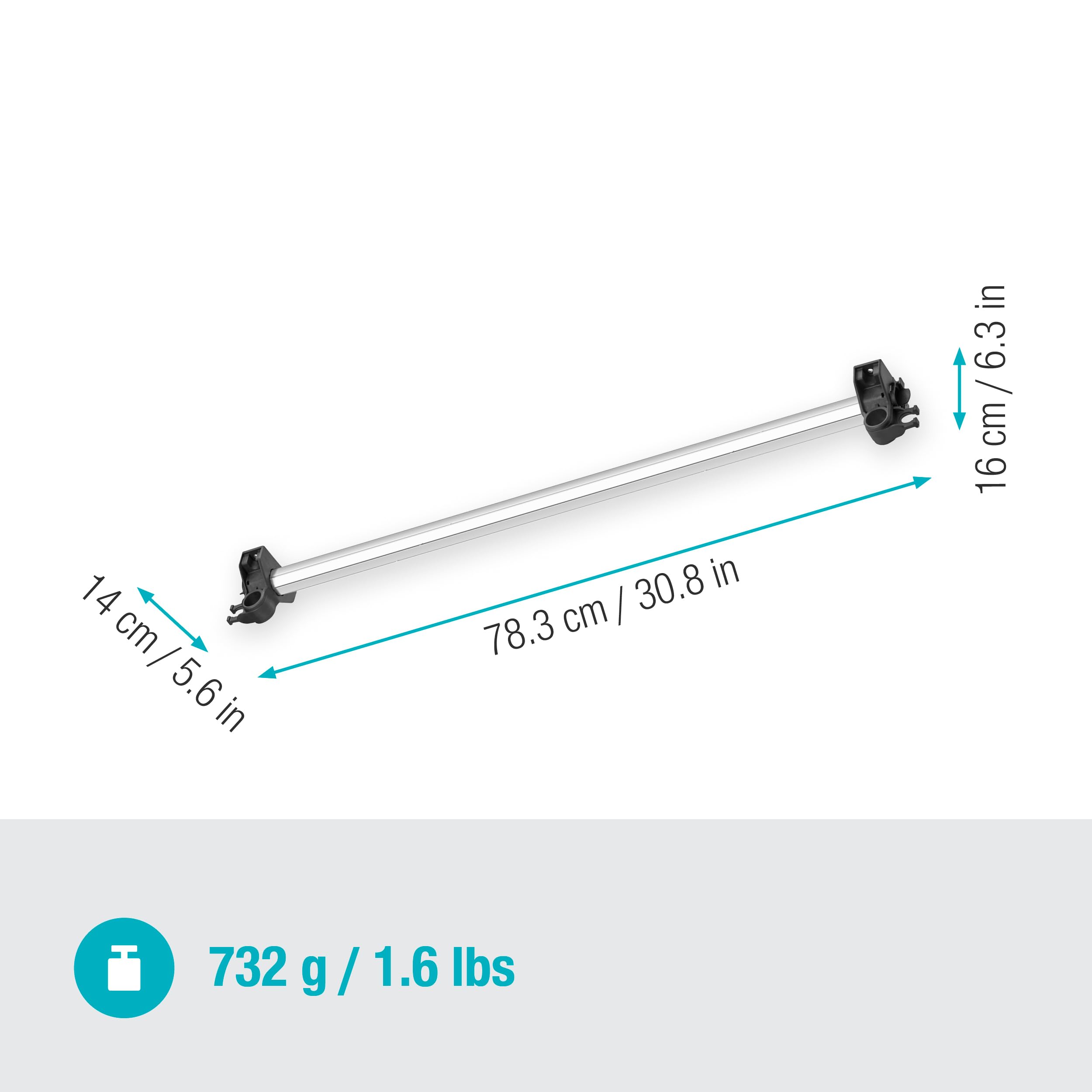 gardena-ger-tehalter-plus-3509-20-aluminium-wandhalterung-78-cm-60-kg-tragkraft- image 3