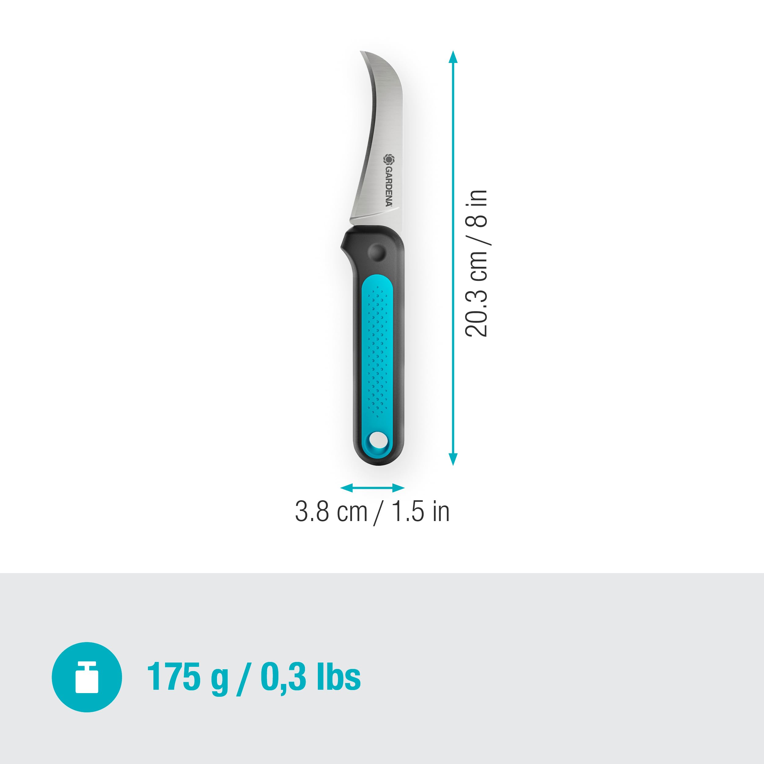gardena-erntemesser-veggiecut-12211-20-edelstahl-messer-mit-84-mm-sichelform-kli image 3