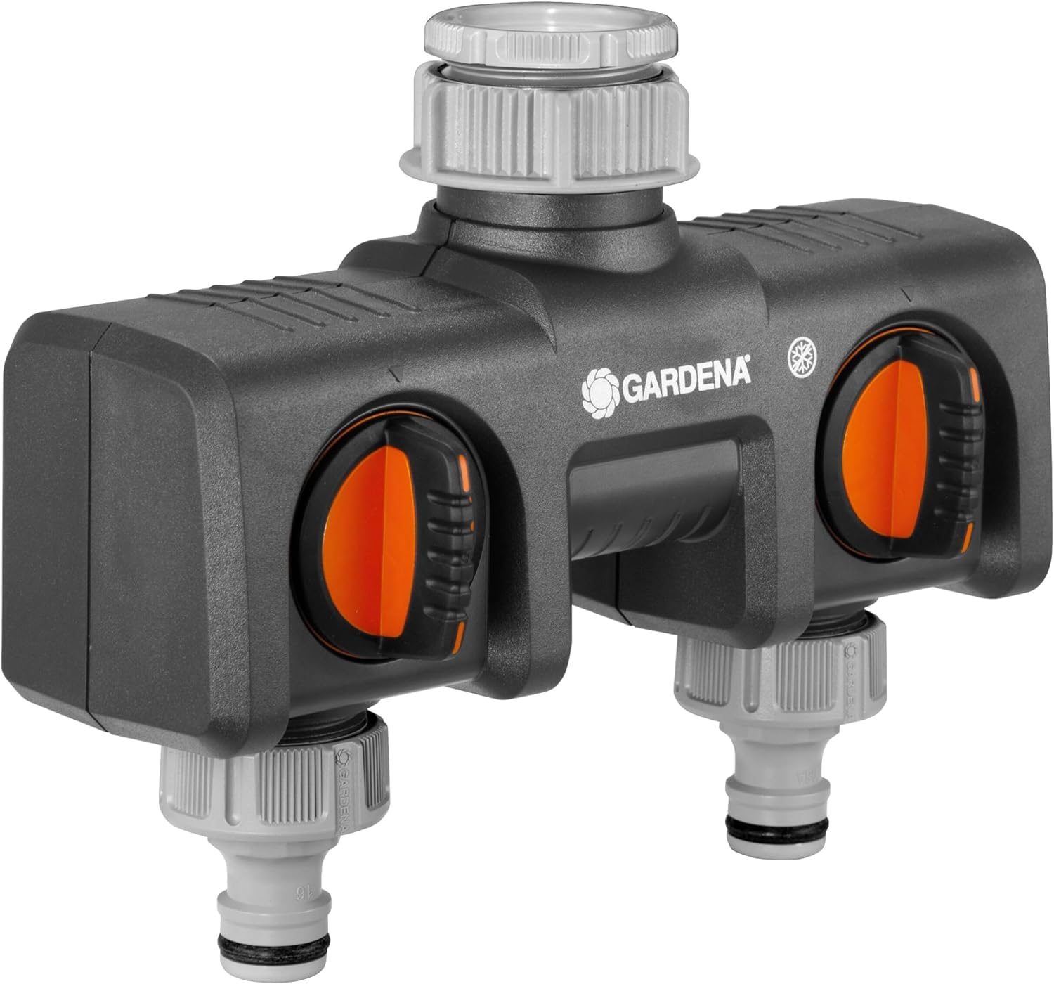 gardena-2-wege-verteiler-8193-20-wasserhahn-verteiler-f-r-2-ger-te-regulier-und- image 1