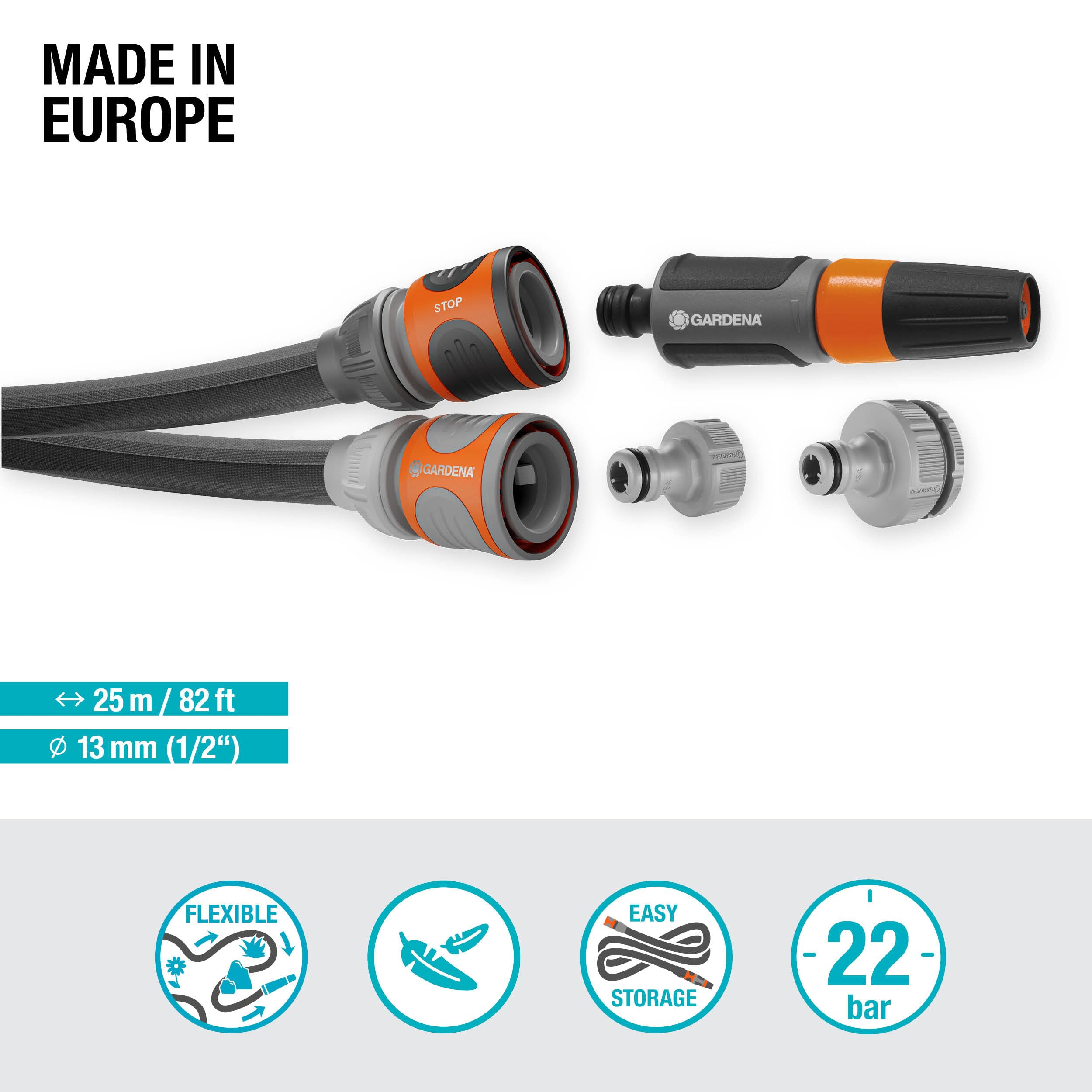 gardena-liano-life-1-2-zoll-textilschlauch-25-m-set-18455-20-hochflexibler-garte image 2