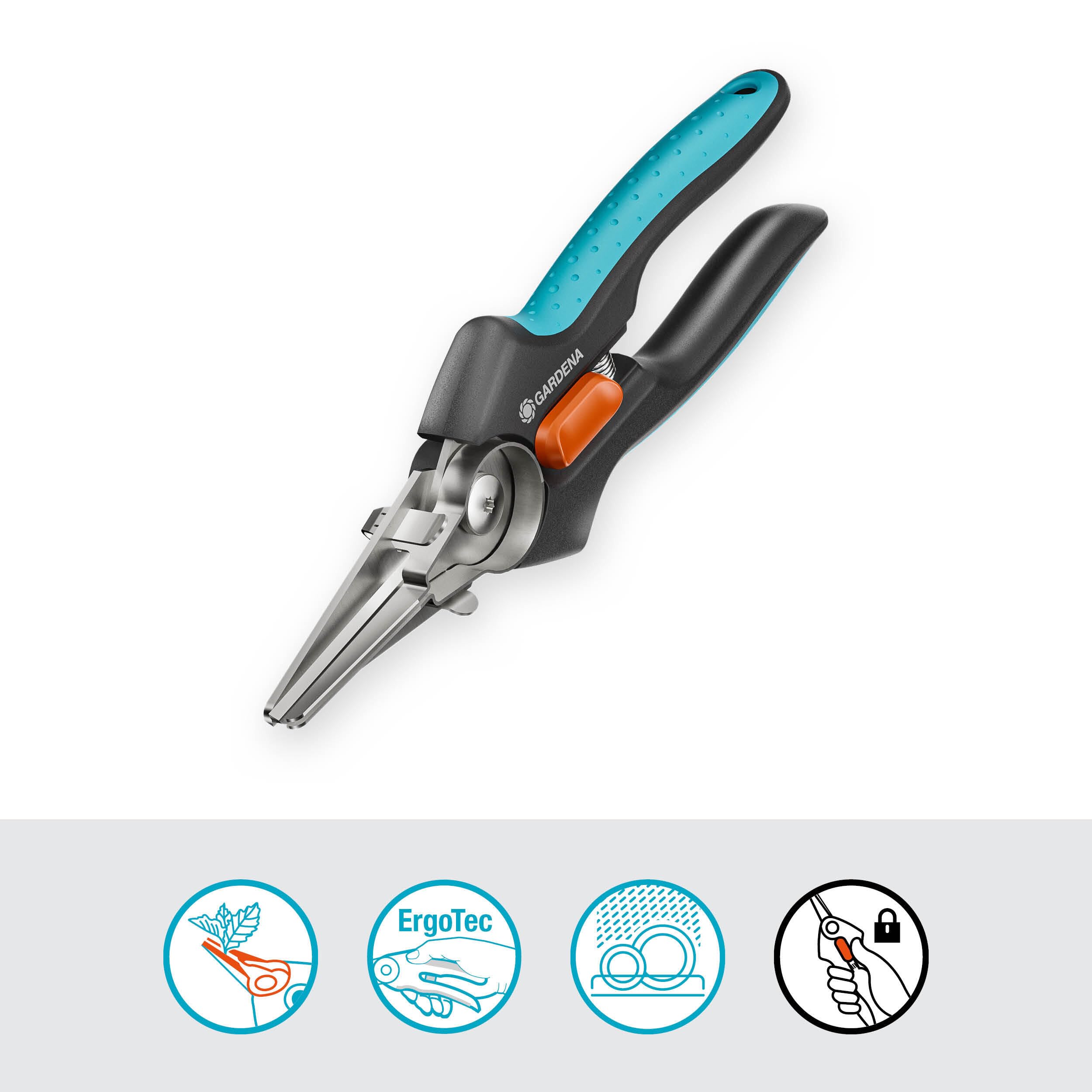 gardena-gripcut-ernteschere-12213-20-edelstahl-greiffunktion-45-mm-klinge-einhan image 4
