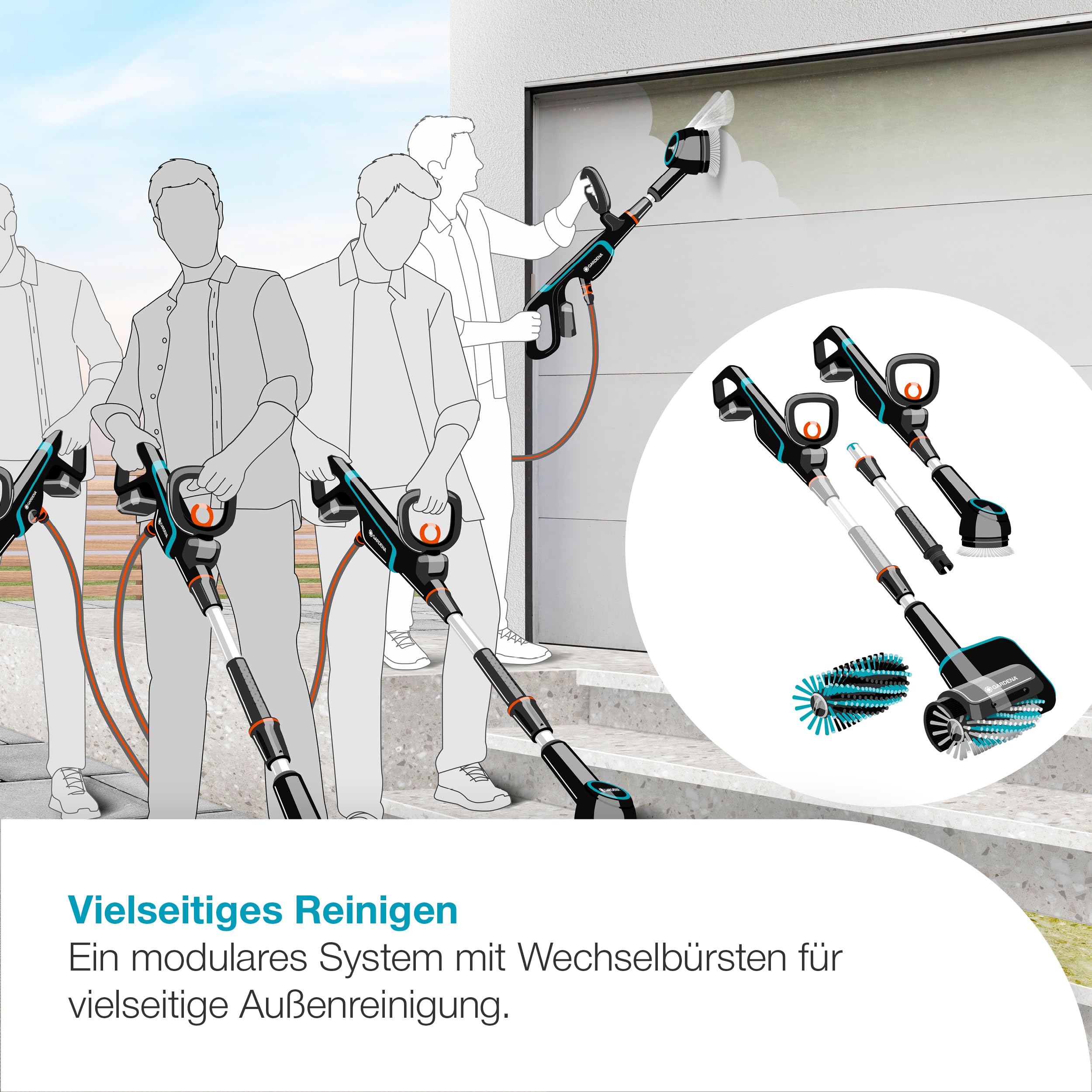 gardena-akku-multi-reiniger-aquabrush-universal-04-18v-p4a-ready-to-use-set-1484 image 2