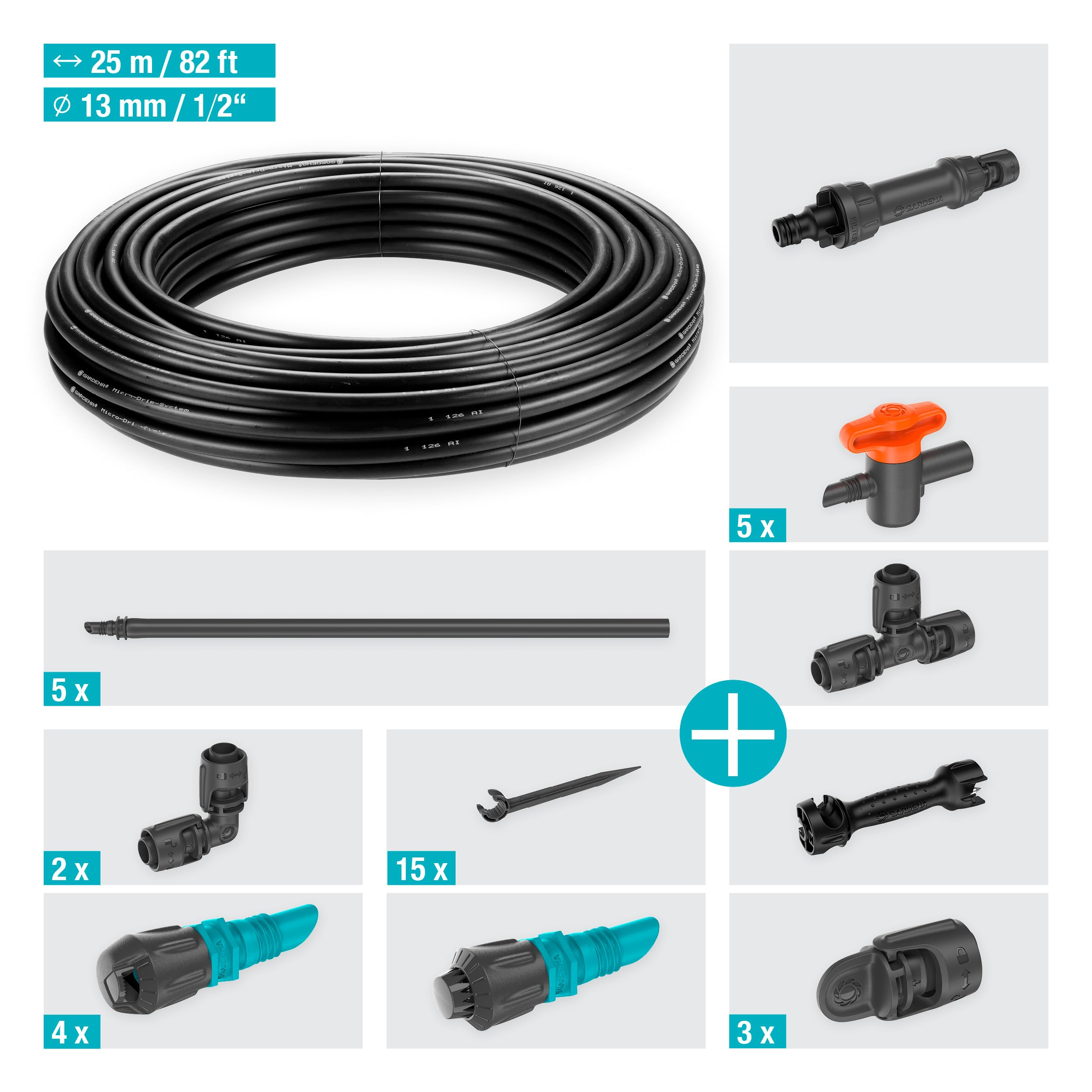 gardena-micro-drip-system-tropfbew-sserung-set-gem-se-blumenbeet-40-m-starterset image 5