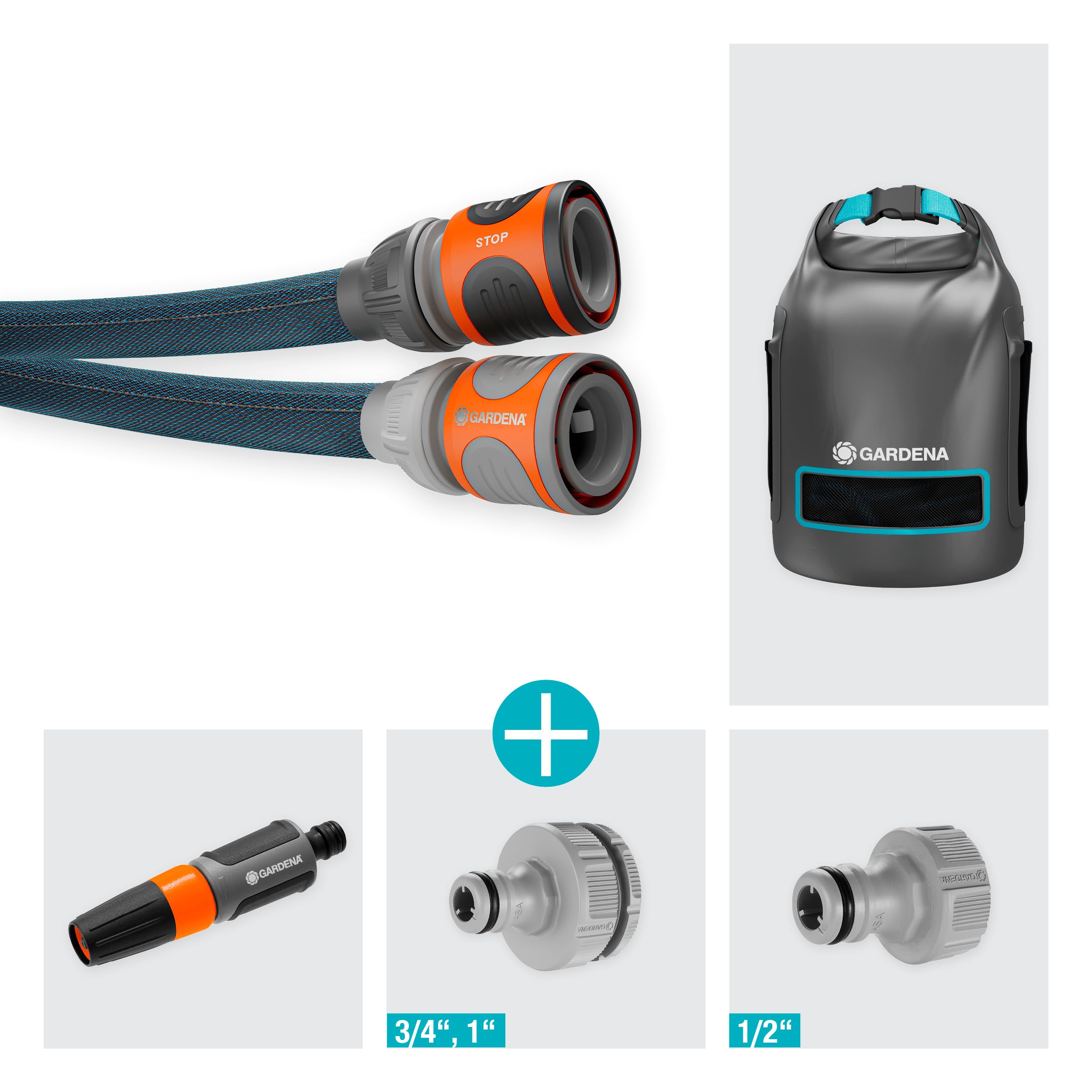 gardena-liano-xtreme-1-2-zoll-gartenschlauch-set-15-m-mit-tasche-extrem-robuster image 3