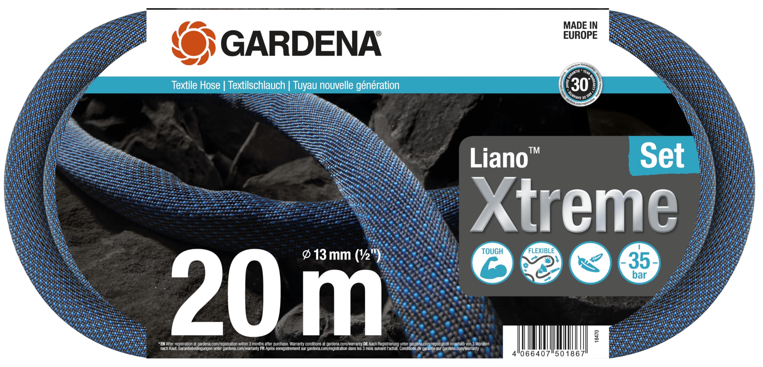 gardena-liano-xtreme-1-2-20-m-textil-gartenschlauch-set-18470-20-extrem-robust-3 image 1