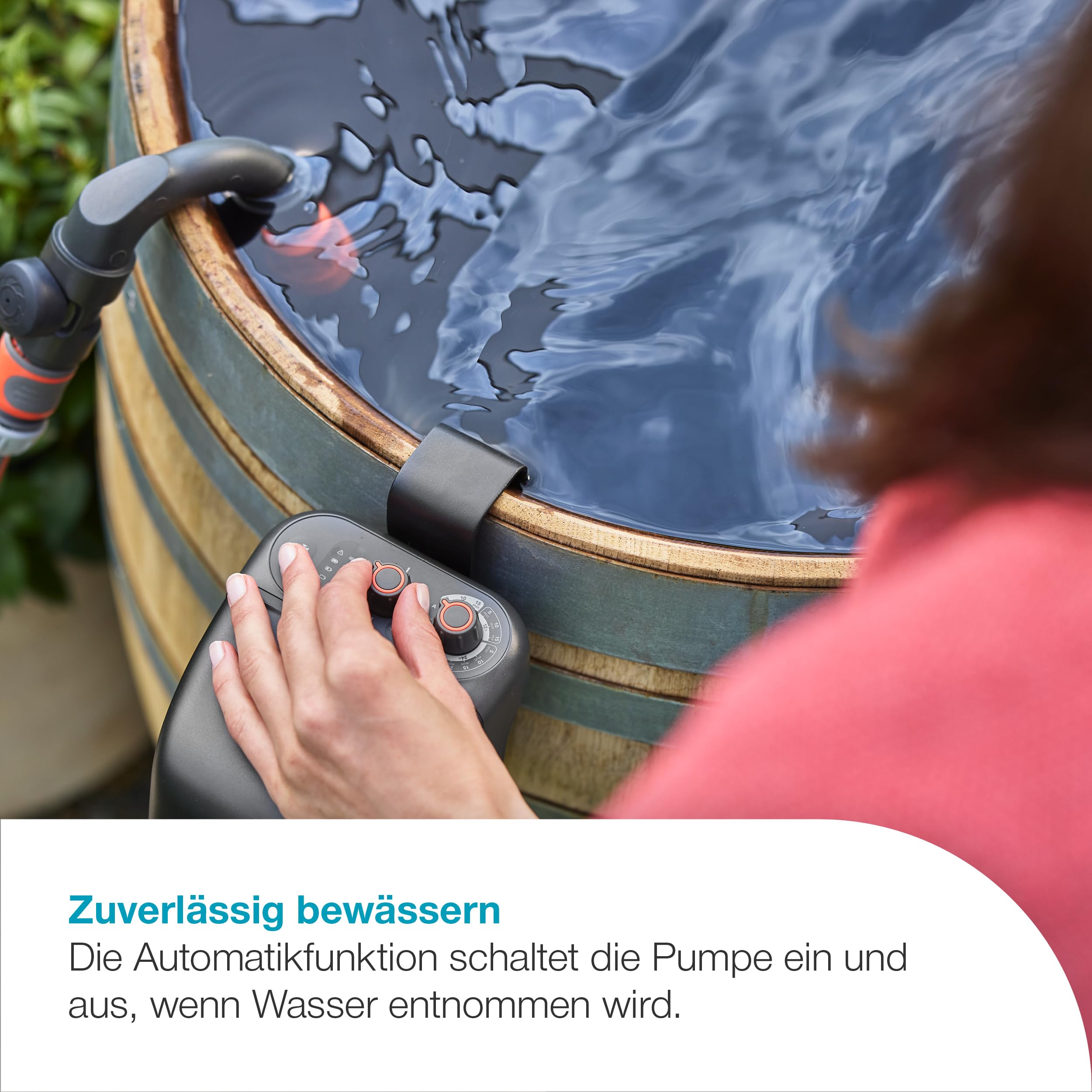gardena-akku-regenfasspumpe-2400-comfortautomatic-18v-p4a-ready-to-use-set-14605 image 2