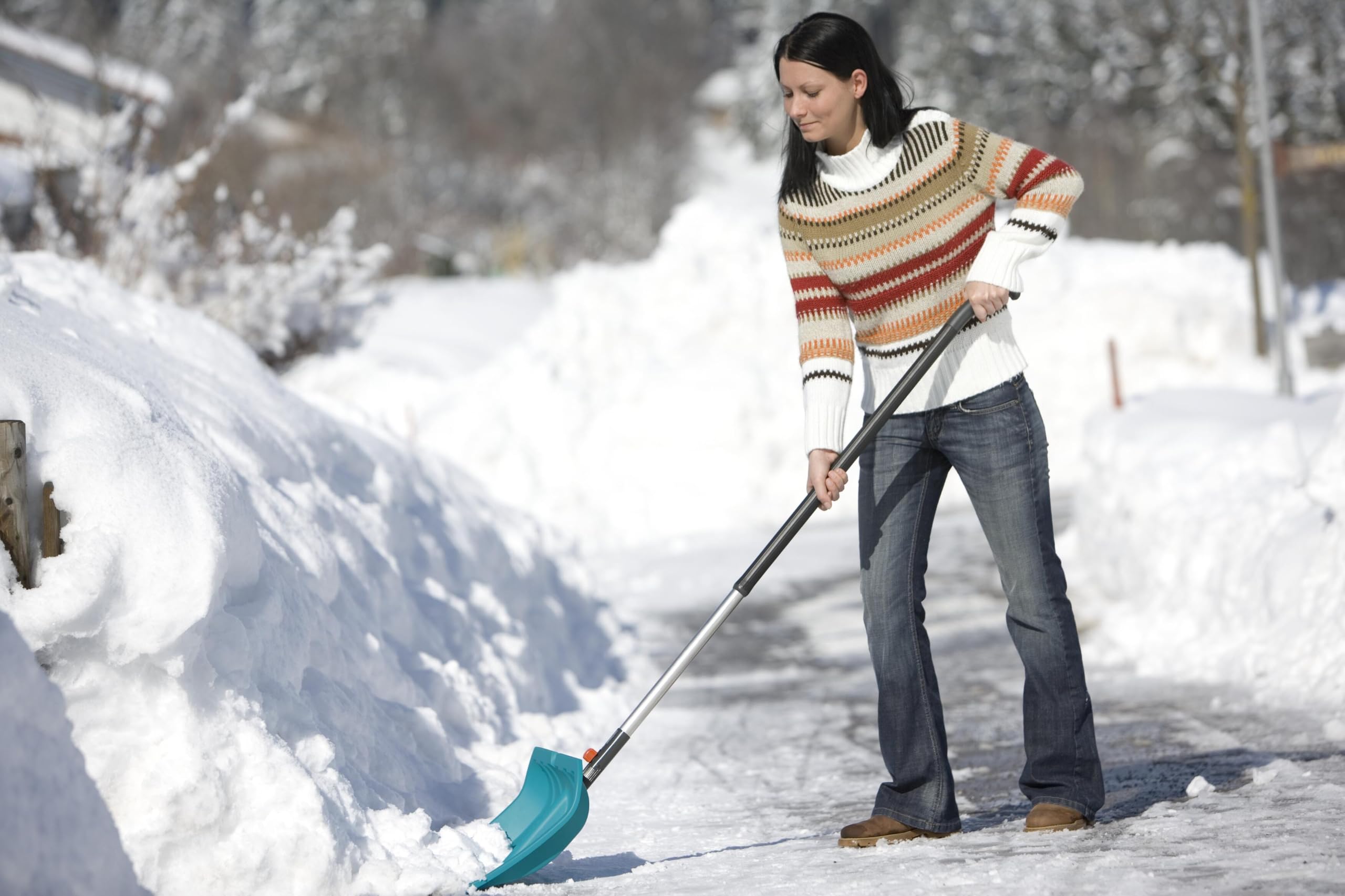 gardena-combisystem-schneeschieber-es-50-schneeschaufel-mit-abriebfester-edelsta image 6