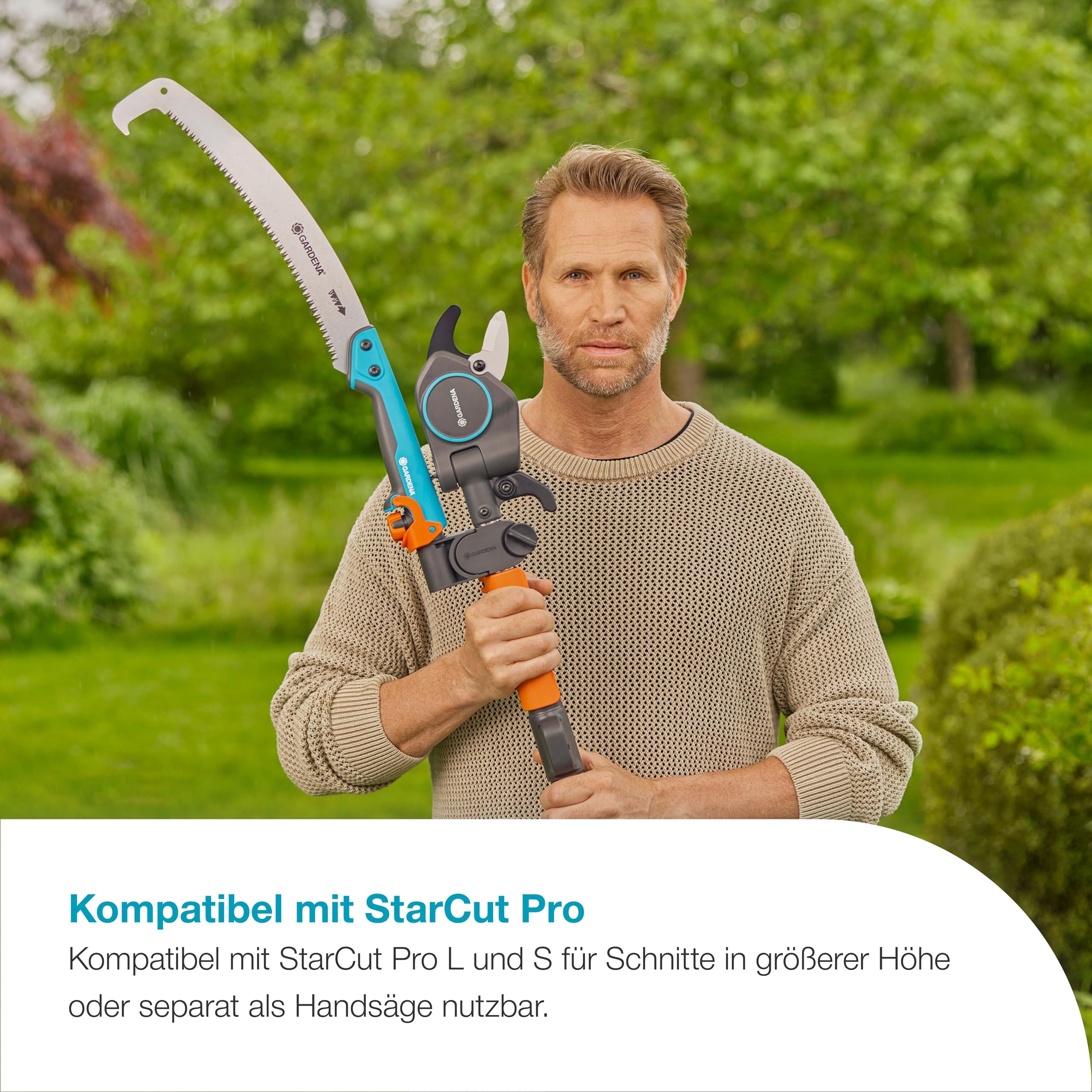 gardena-starcut-s-ge-mit-adapter-f-r-starcut-pro-l-asts-ge-wechselklinge-aus-qua image 2