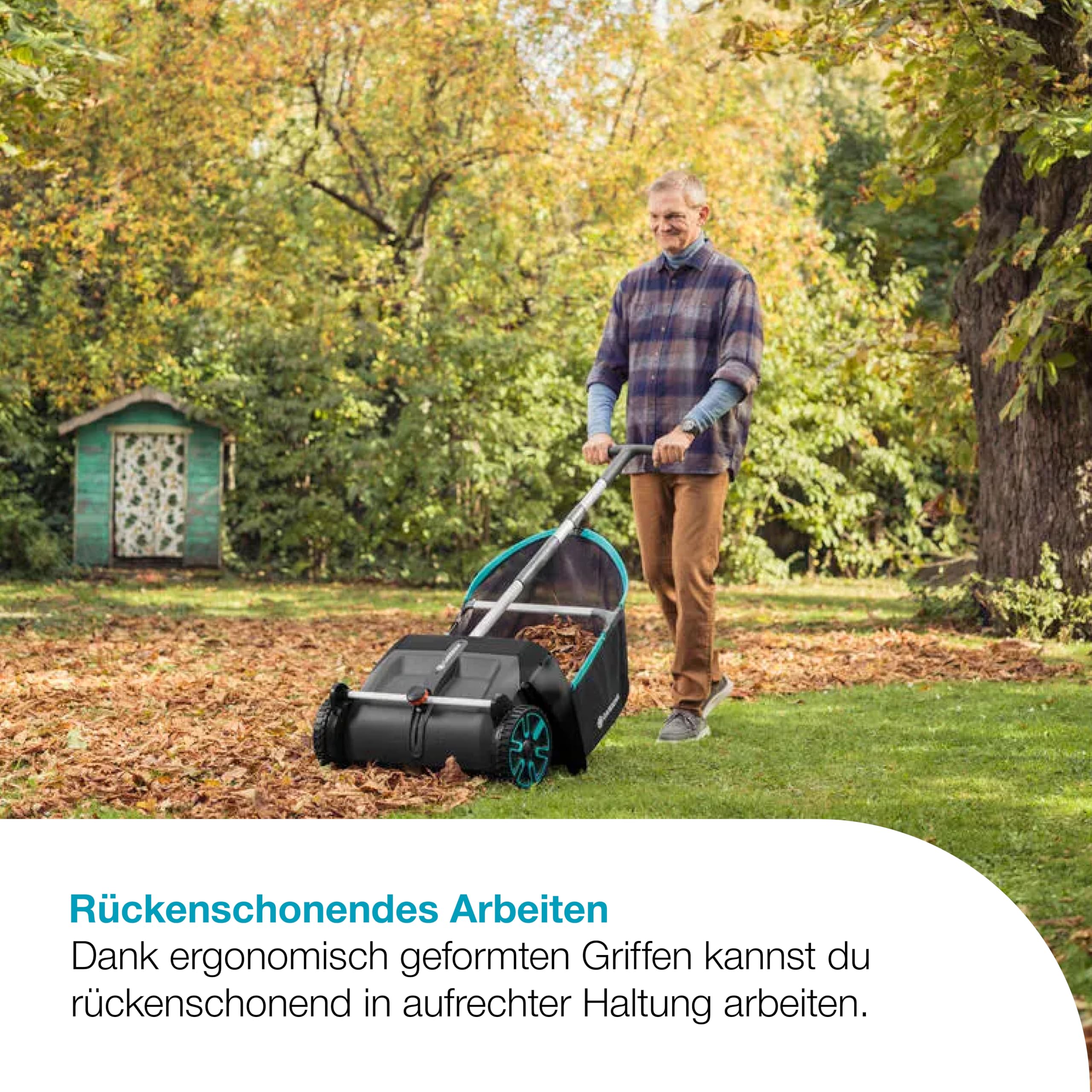 gardena-laub-und-rasensammler-3565-88-motorlose-kehrmaschine-mit-fangsack-rotier image 3