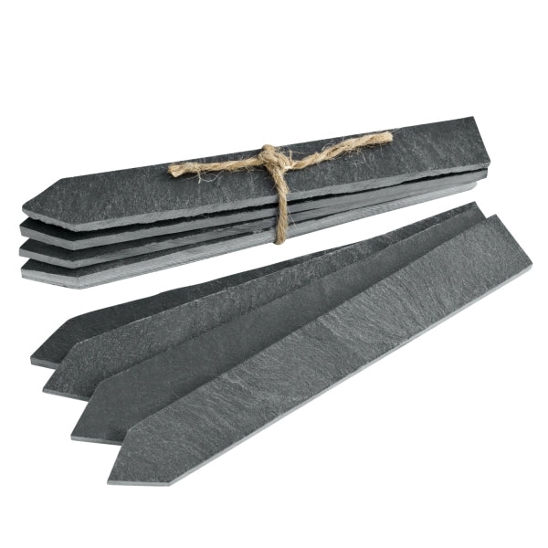 gardenmate-8x-pflanzschilder-aus-naturschiefer-m-15-x-2-cm-kr-uterschilder-set-m image 1
