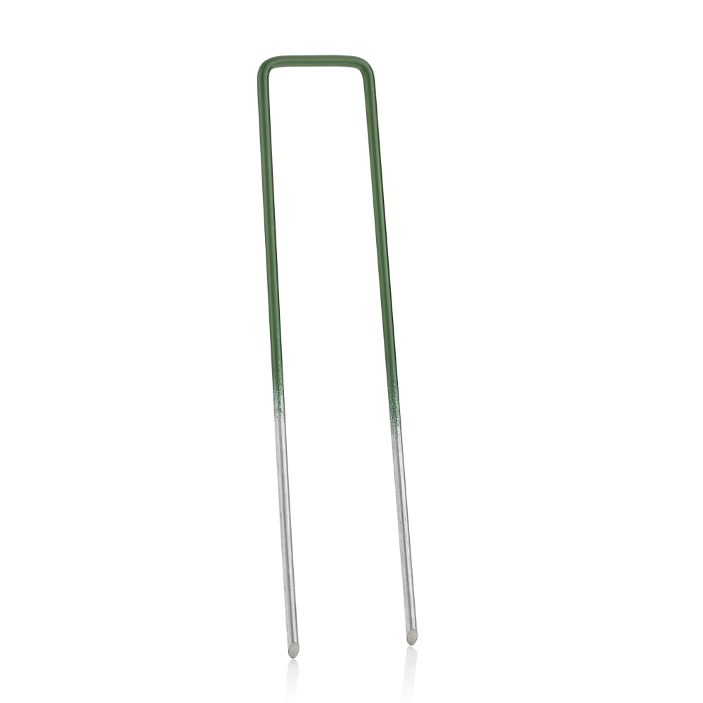 gardenmate-erdanker-verzinkt-halb-gr-n-150-mm-2-9-mm-stark-flacher-kopf-getarnte image 7