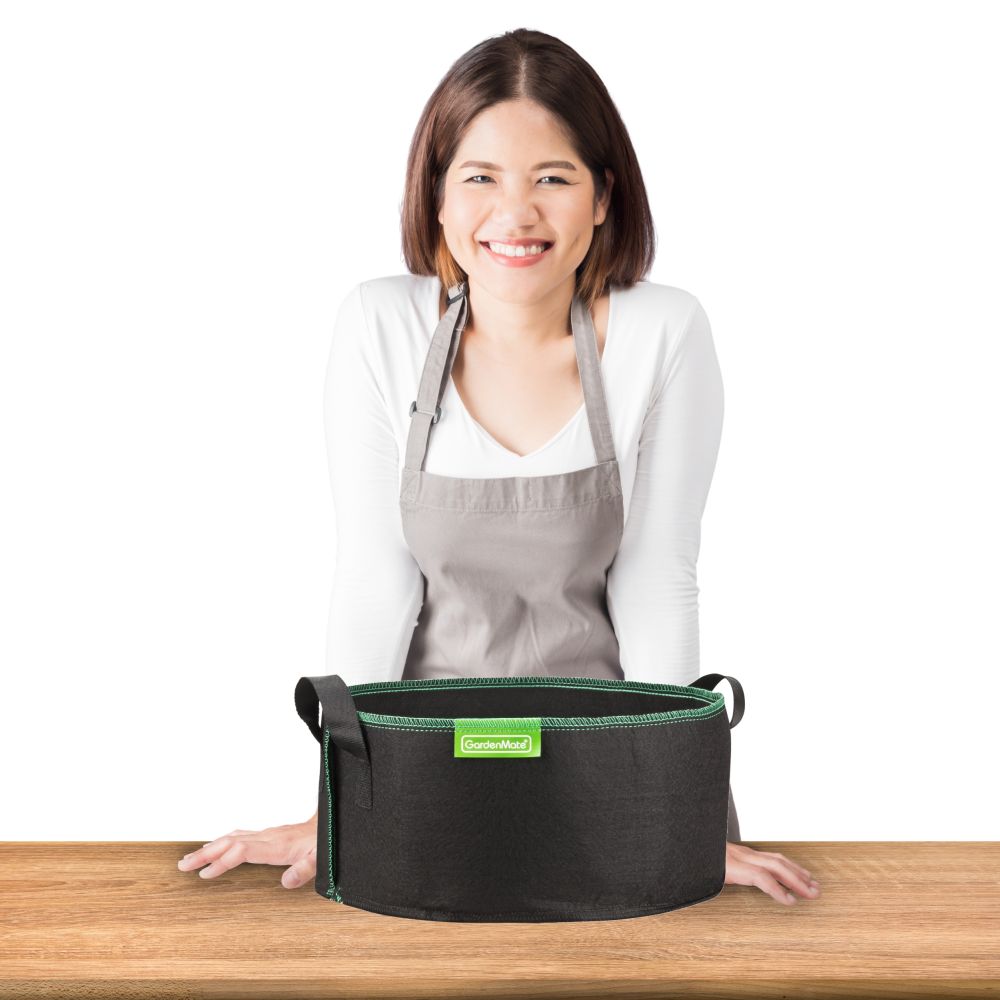 gardenmate-pflanzsack-blackline-aus-vliesstoff-schwarzer-pflanzsack-mit-hybrid-v image 8