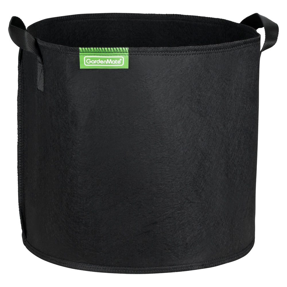 gardenmate-pflanzsack-blackline-aus-vliesstoff-schwarzer-pflanzsack-mit-hybrid-v image 1